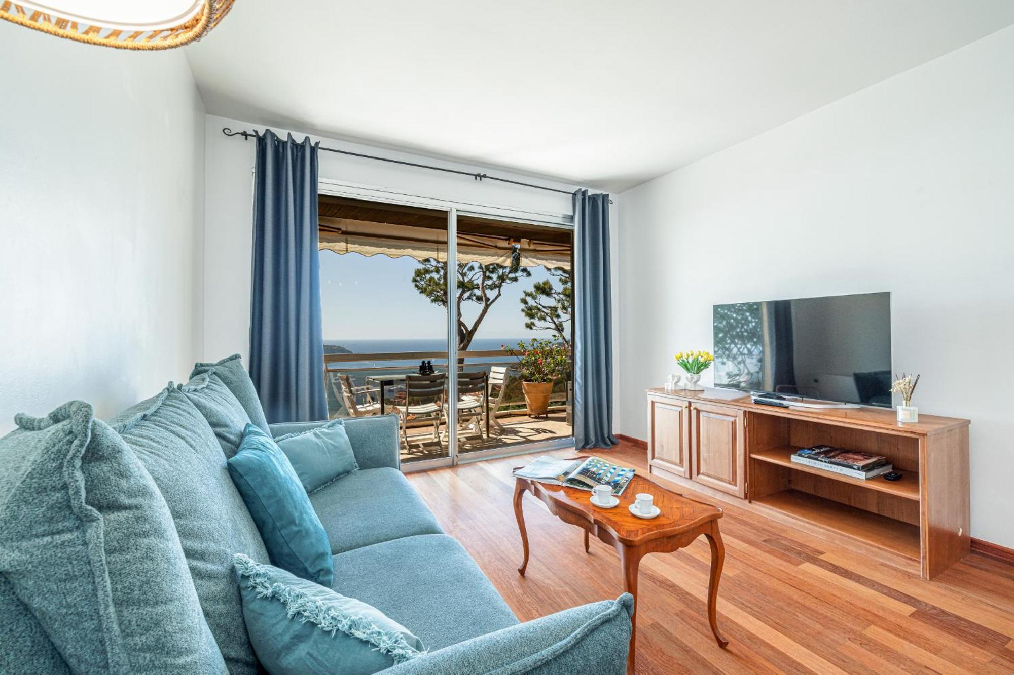 Extraordinary Sea View - 1 Bdr With Ac Apartman Villefranche-sur-Mer Kültér fotó